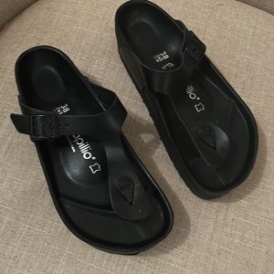 Birkenstock Gizeh leather platform 38